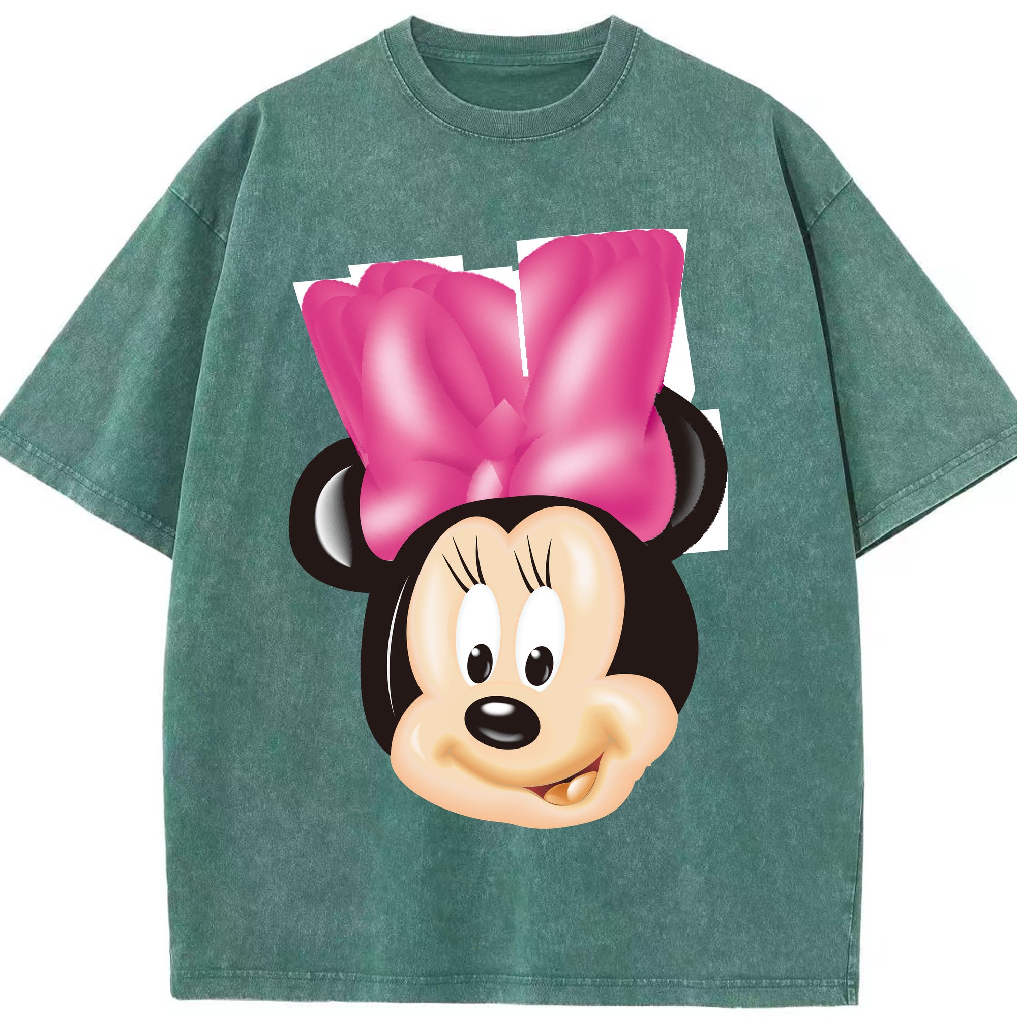 ミッキーマウス Mickey Mouse 綿100% ヴィンテージ風 半袖Tシャツ（フロントプリント）